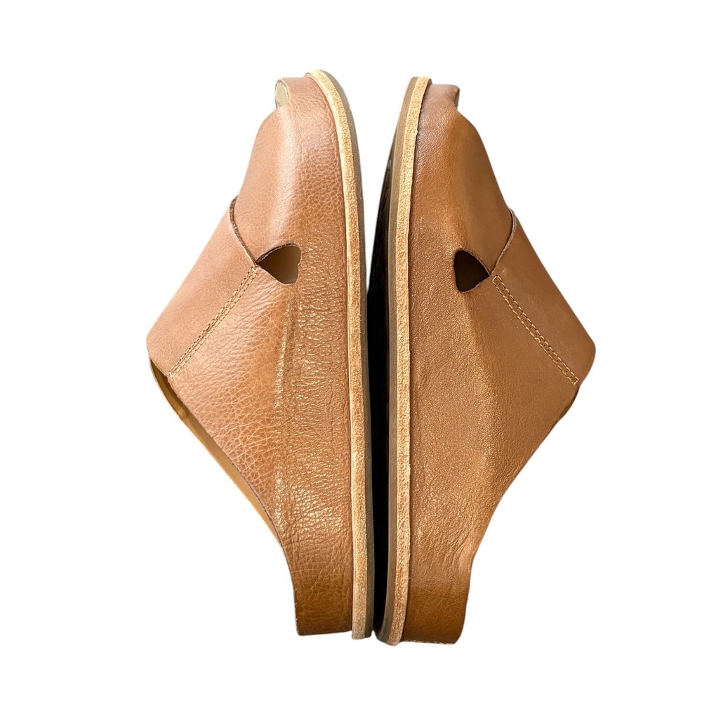 Kork-Ease Womens Brown Leather Crisscross Cork Footbed Slide Sandals Size 7 - Picture 8 of 9